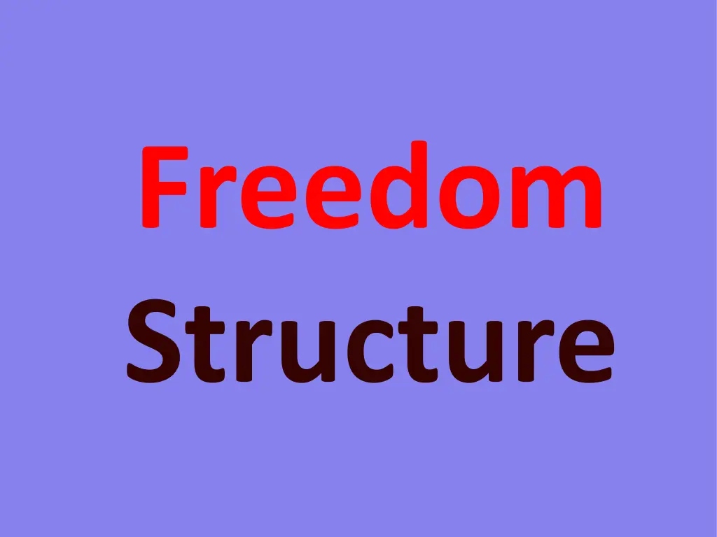 freedom structure