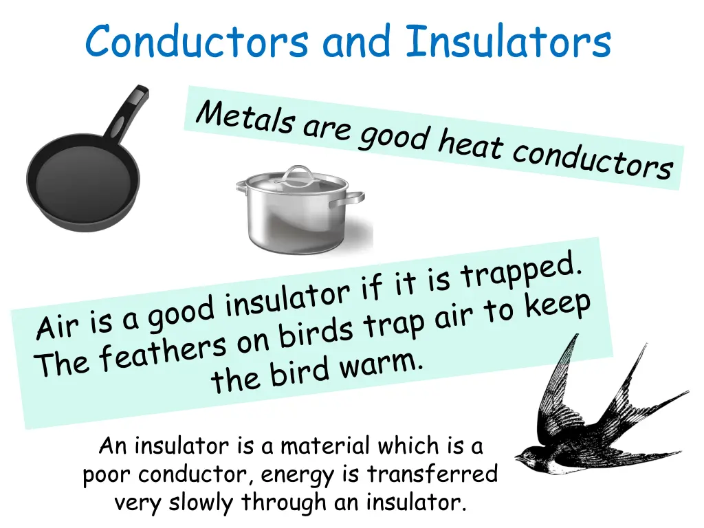 conductors and insulators