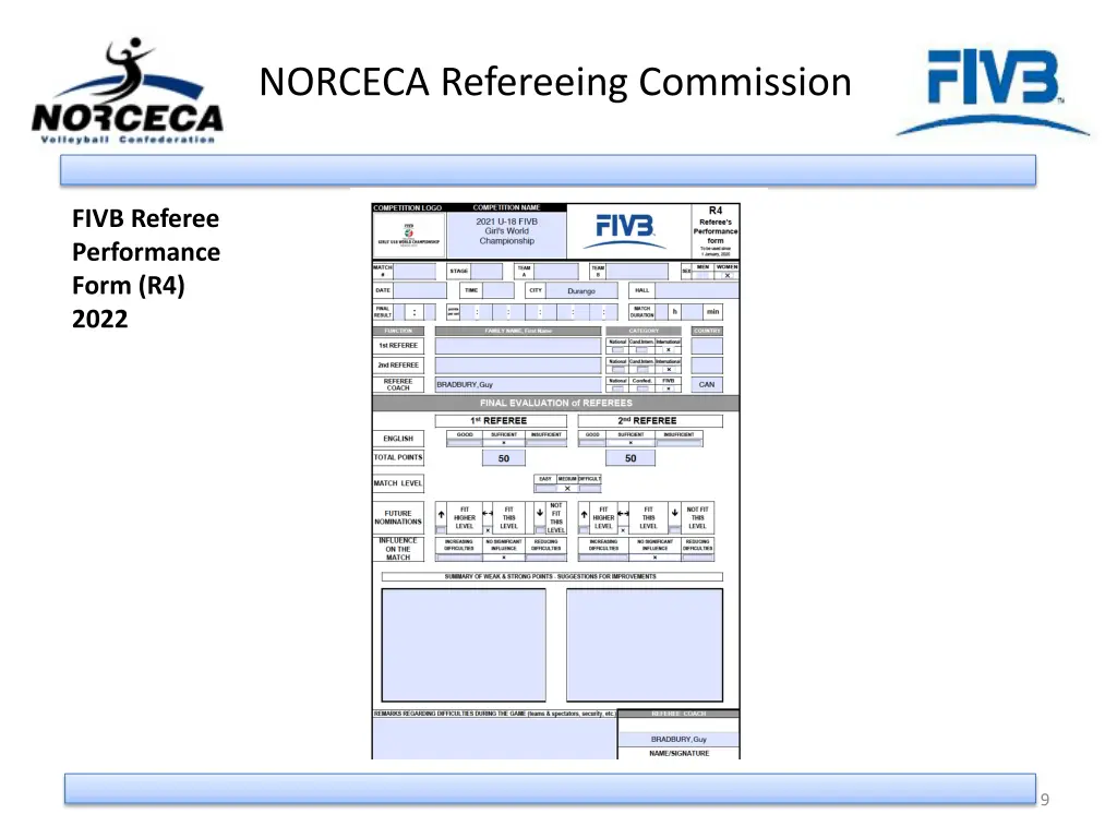 norceca refereeing commission 8