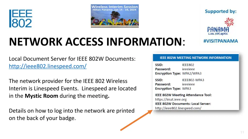 network access information