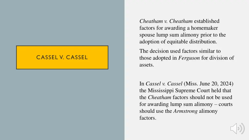 cheatham v cheatham established factors