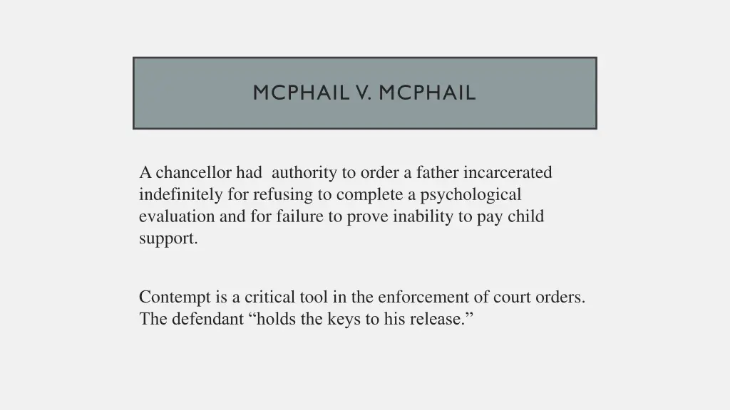 mcphail v mcphail
