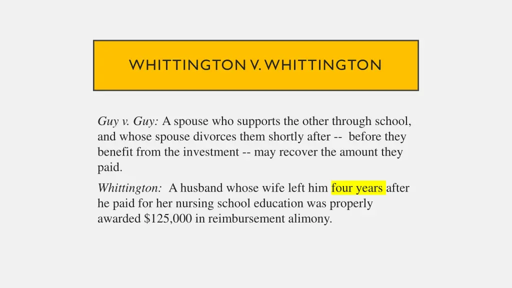 whittington v whittington