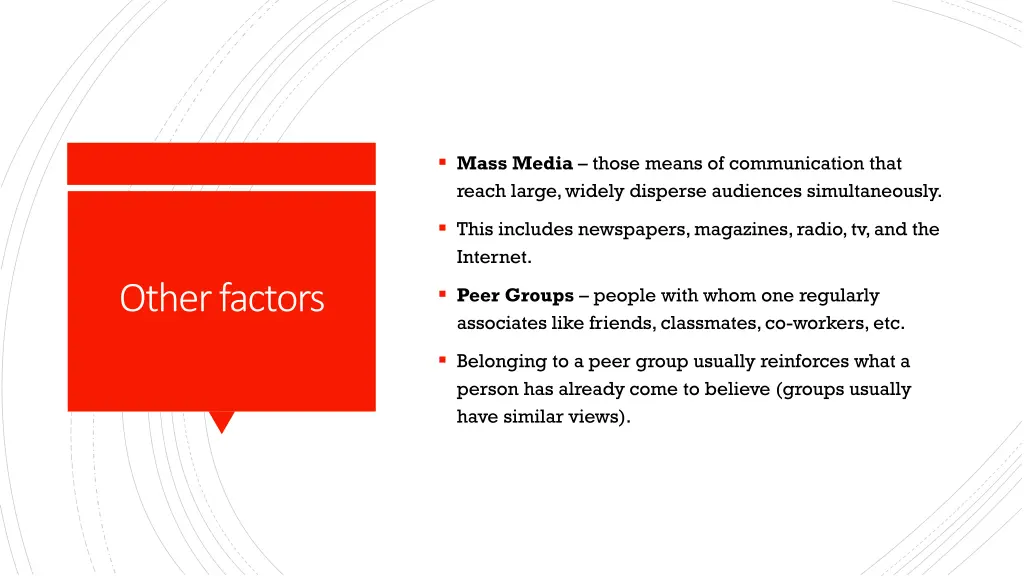 mass media those means of communication that