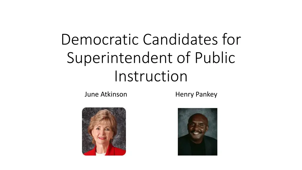 democratic candidates for superintendent