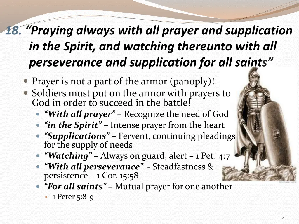 18 praying always with all prayer