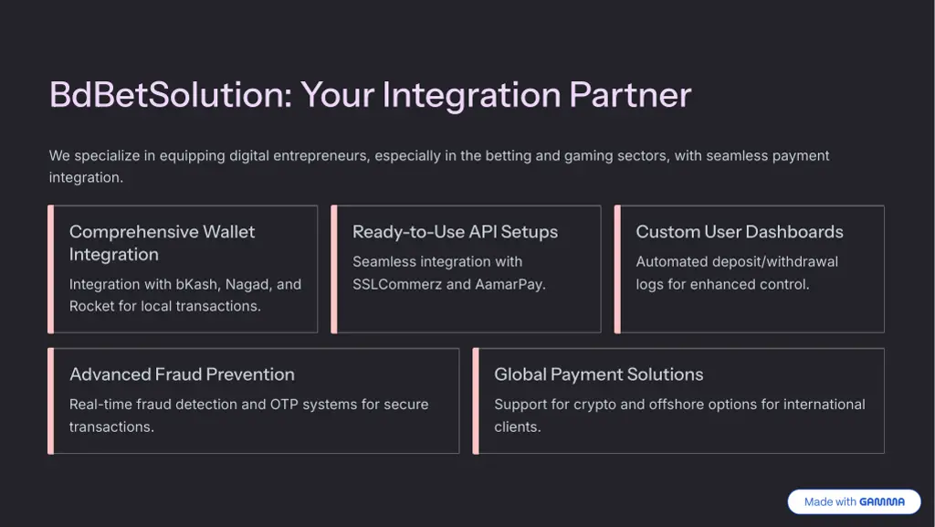 bdbetsolution your integration partner