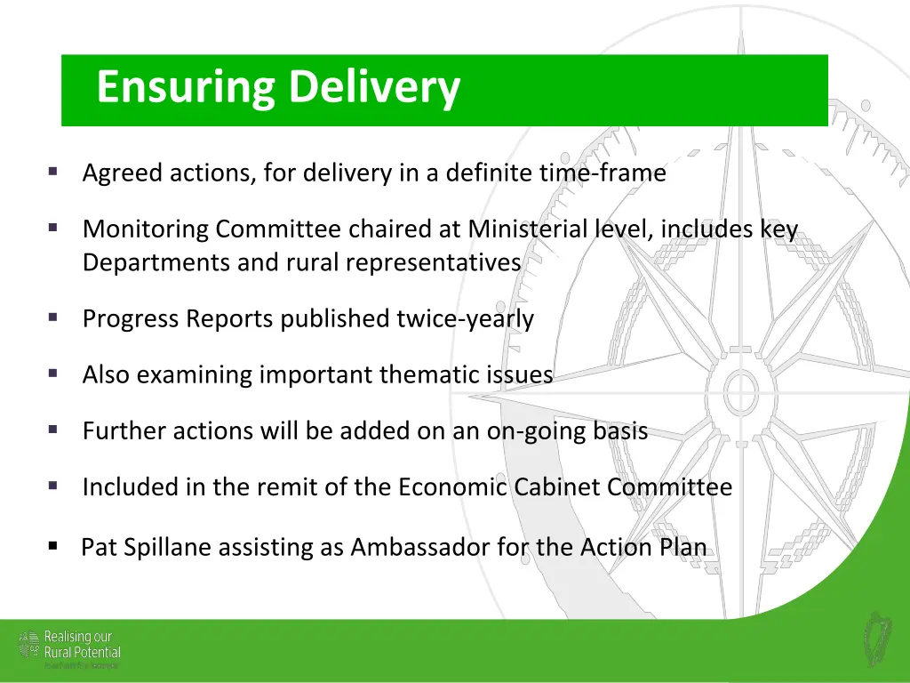 ensuring delivery