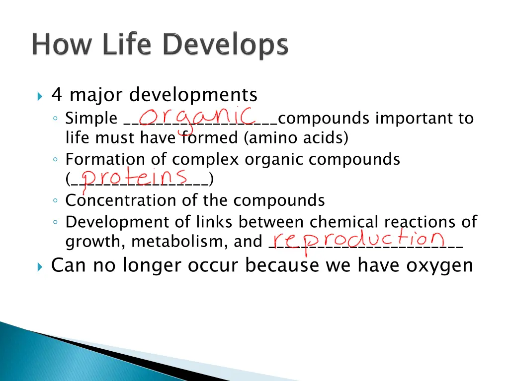 4 major developments simple compounds important