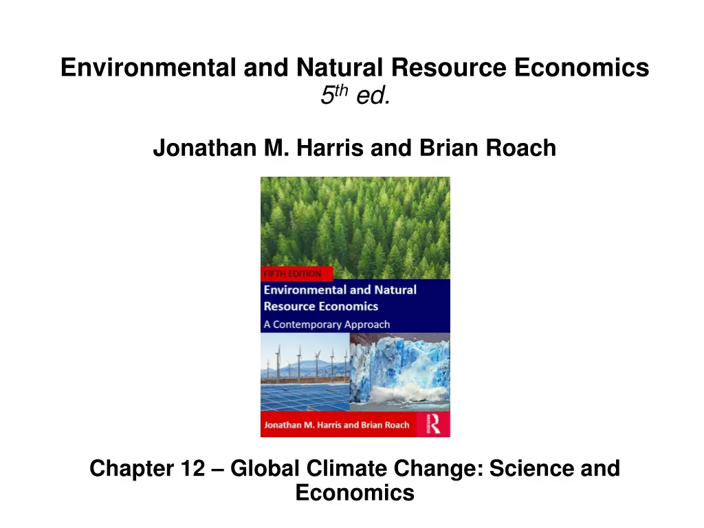environmental and natural resource economics