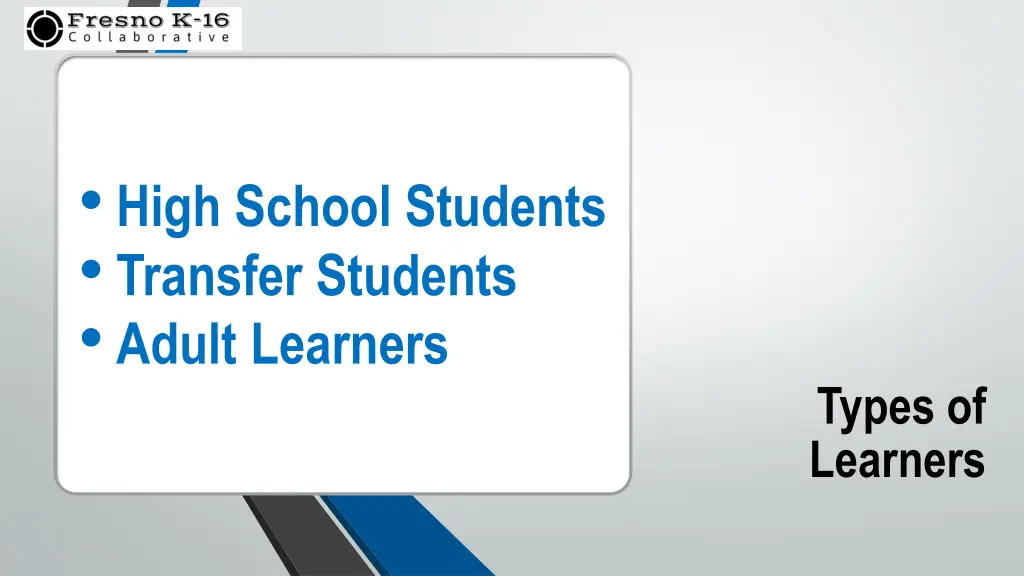 high school students transfer students adult