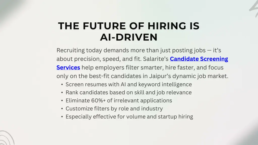the future of hiring is ai driven