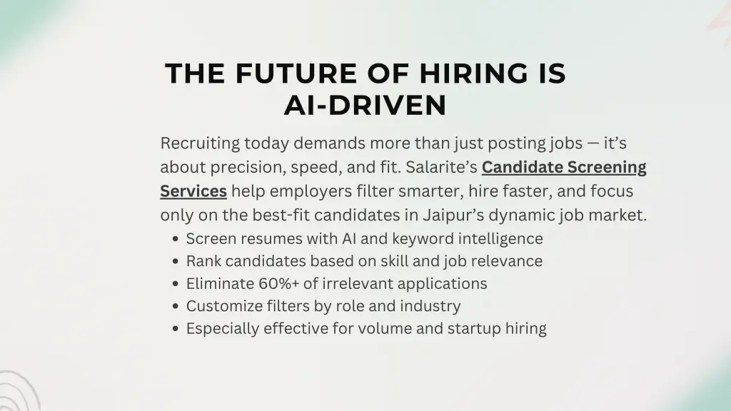 the future of hiring is ai driven
