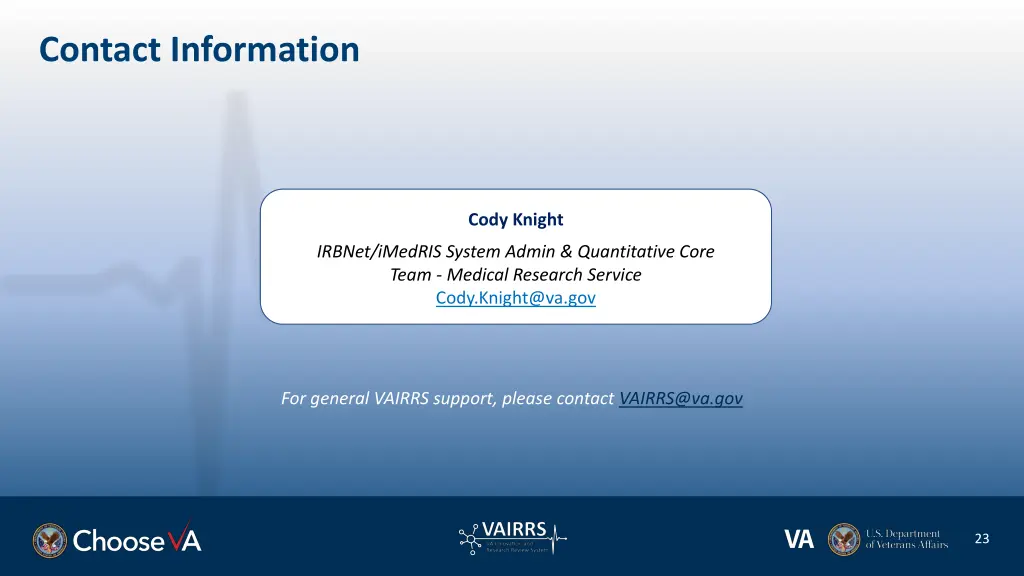contact information