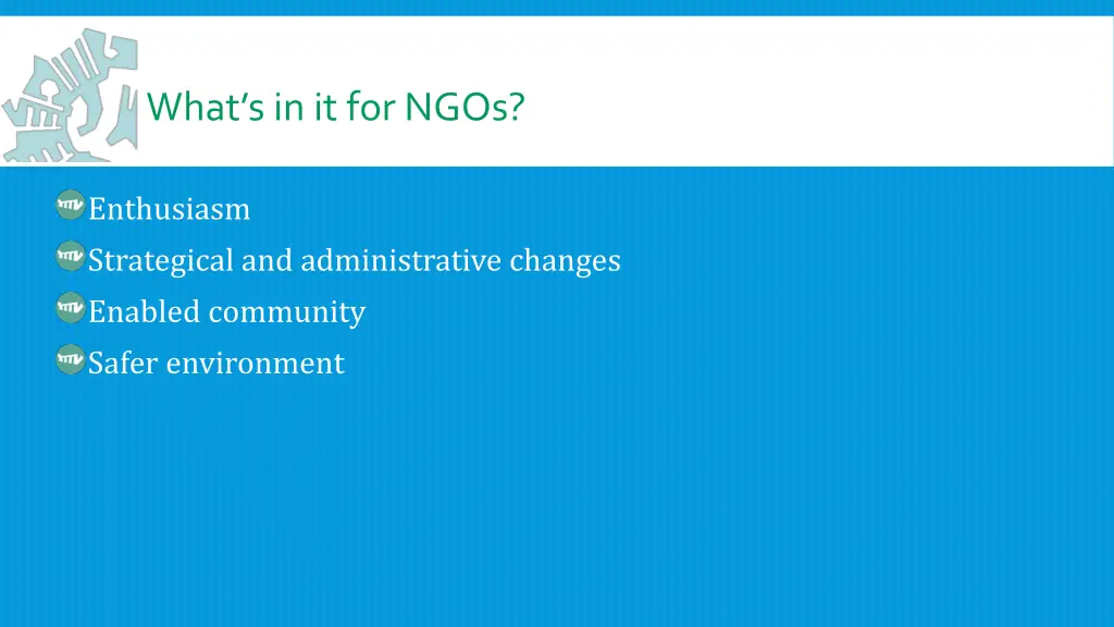 what s in it for ngos