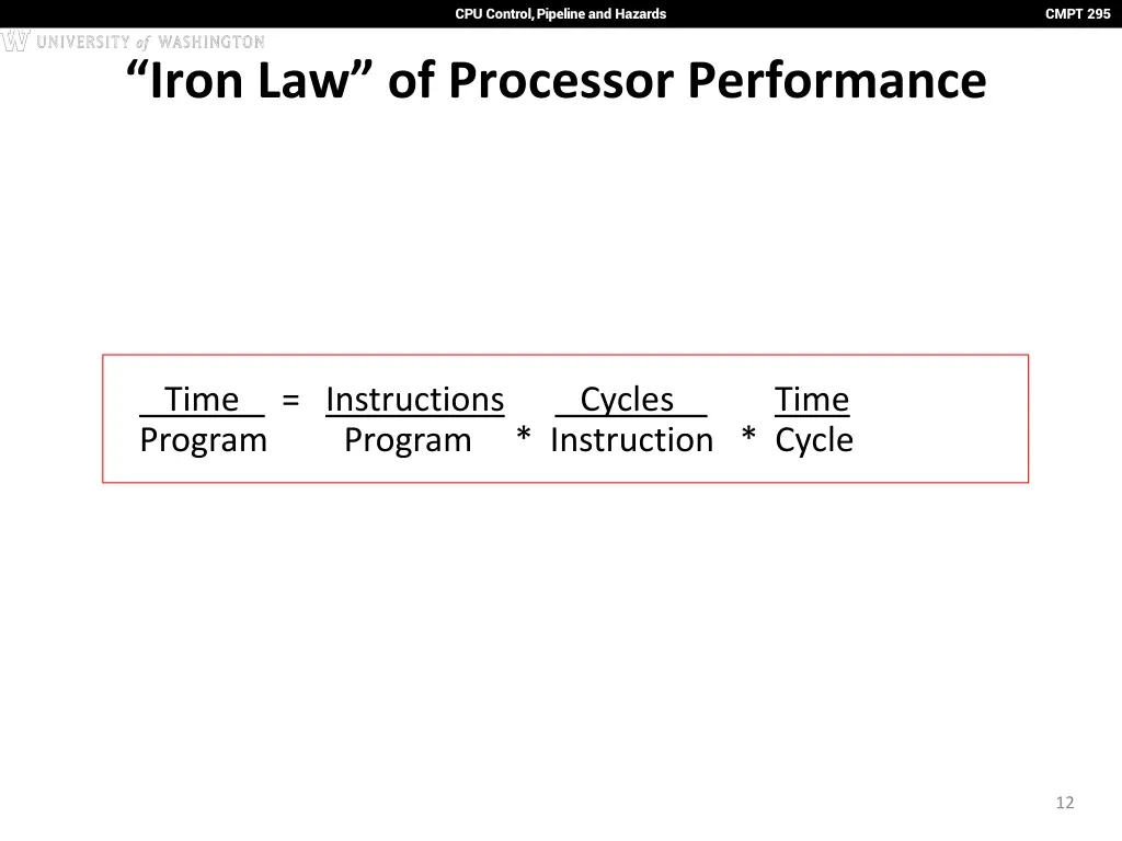 cpu control pipeline and hazards 11