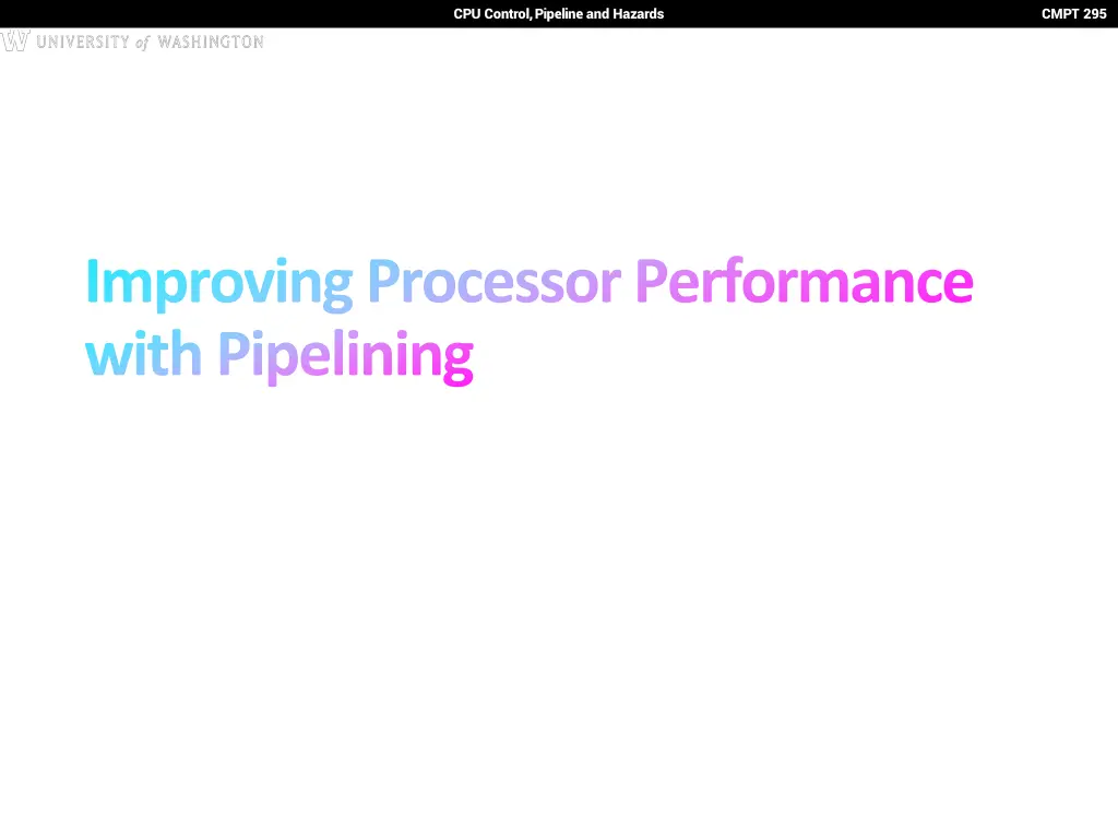 cpu control pipeline and hazards 13