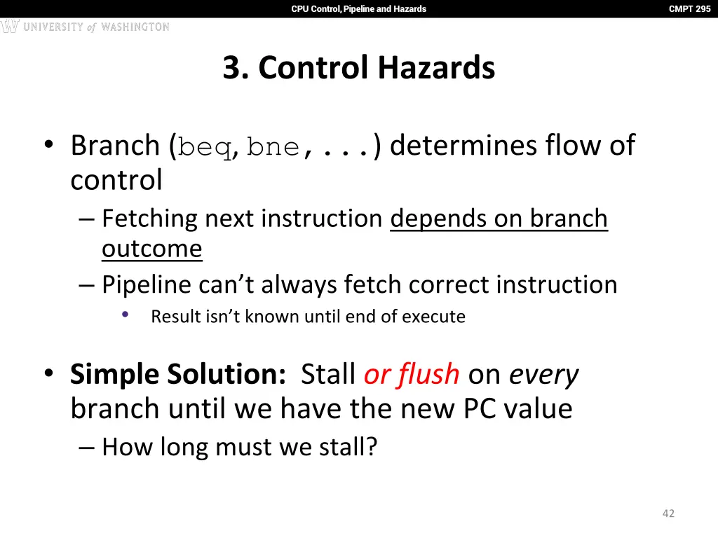 cpu control pipeline and hazards 37