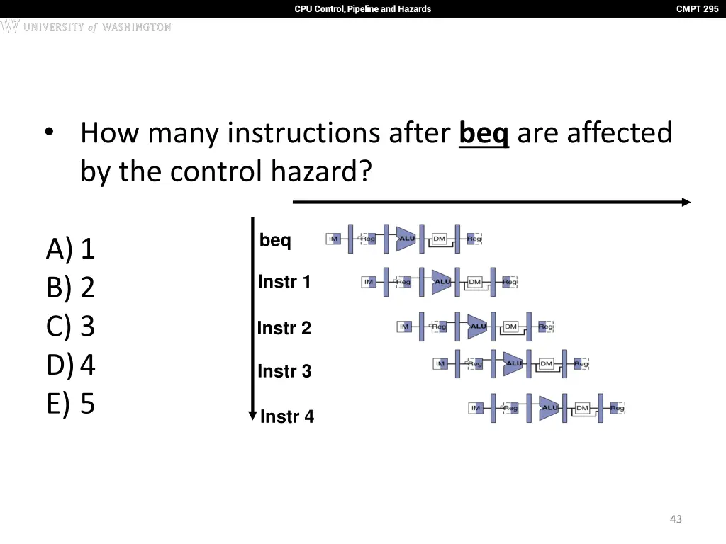 cpu control pipeline and hazards 38