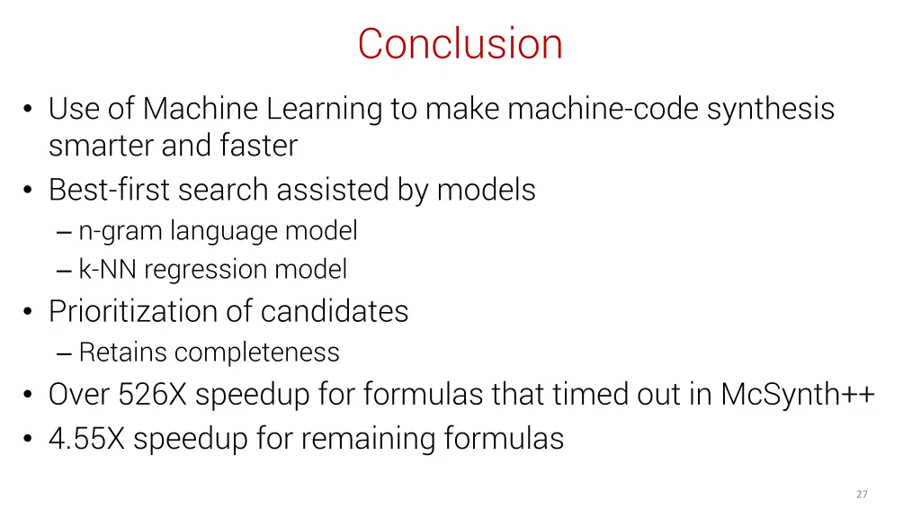 conclusion