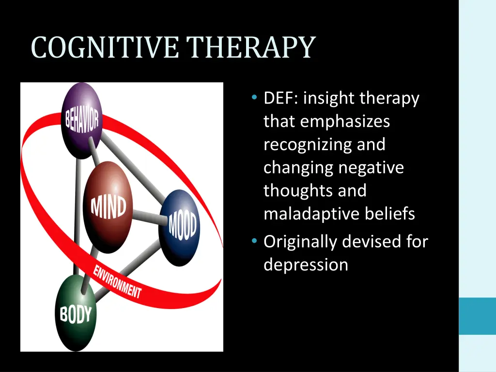 cognitive therapy
