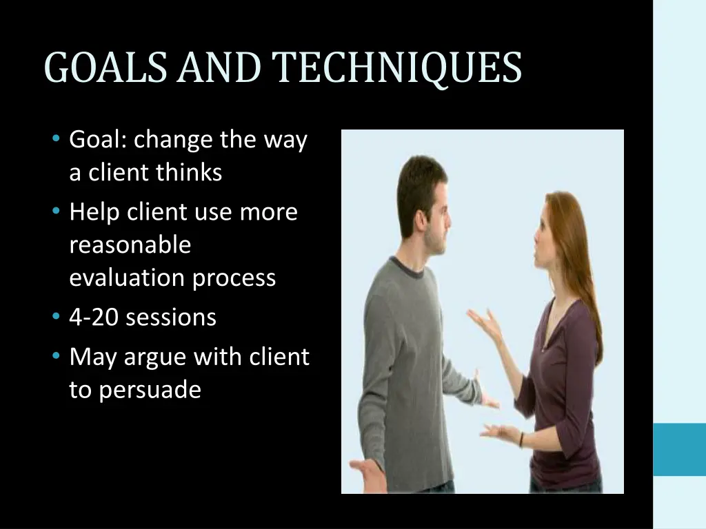 goals and techniques