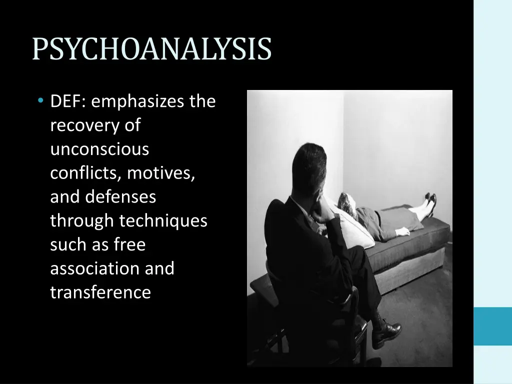 psychoanalysis