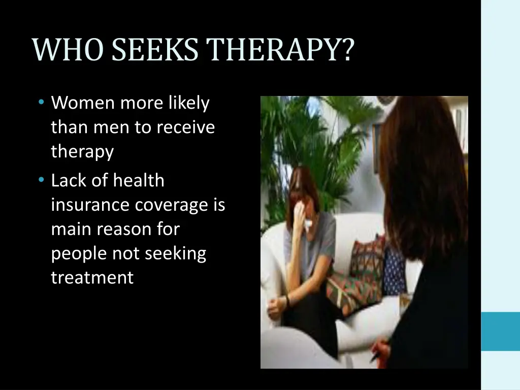 who seeks therapy 1