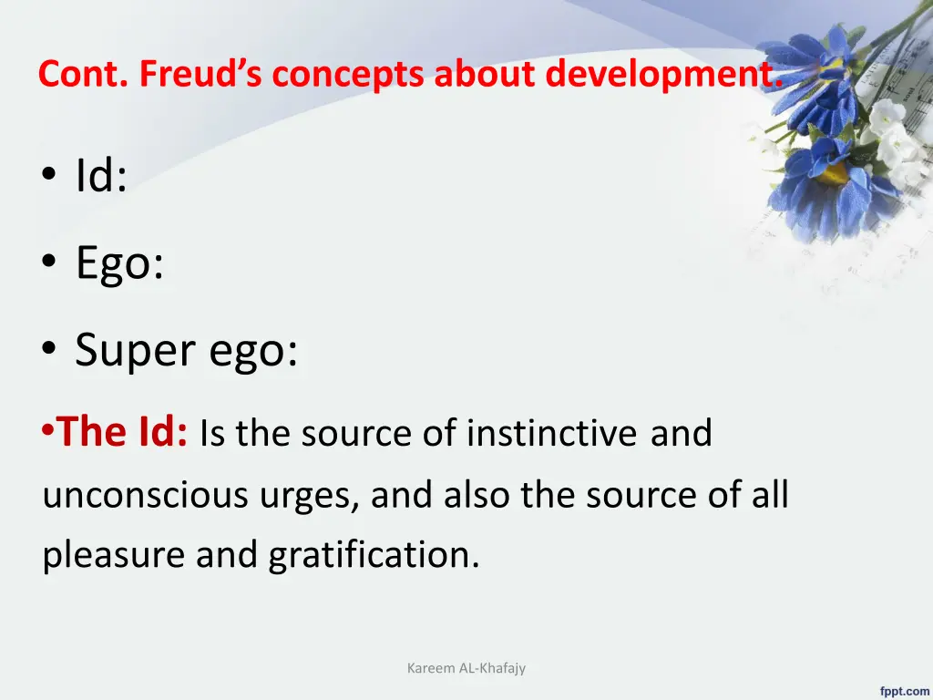 cont freud s concepts about development