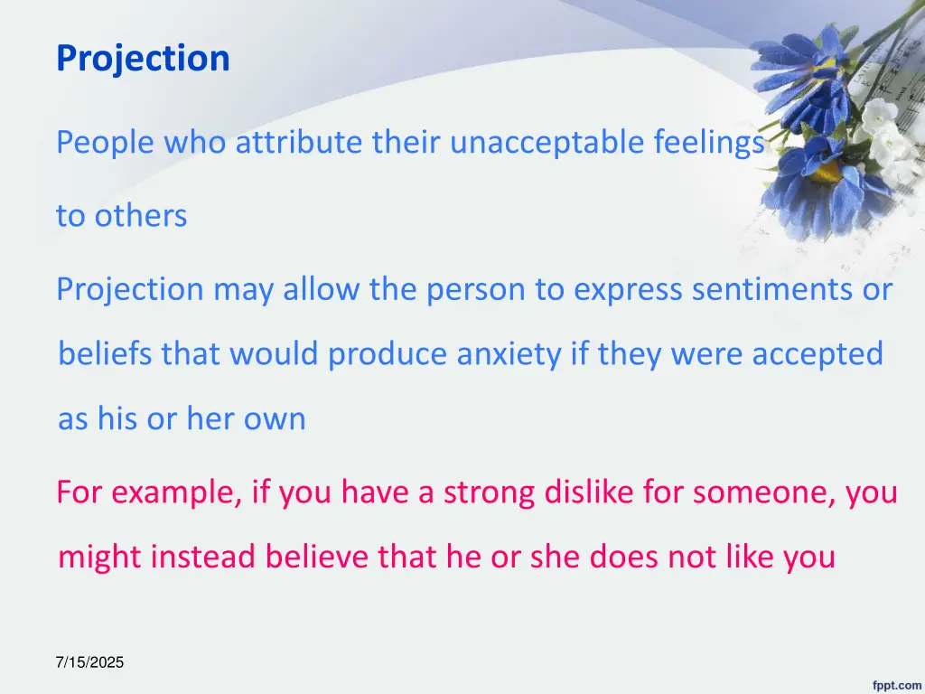 projection