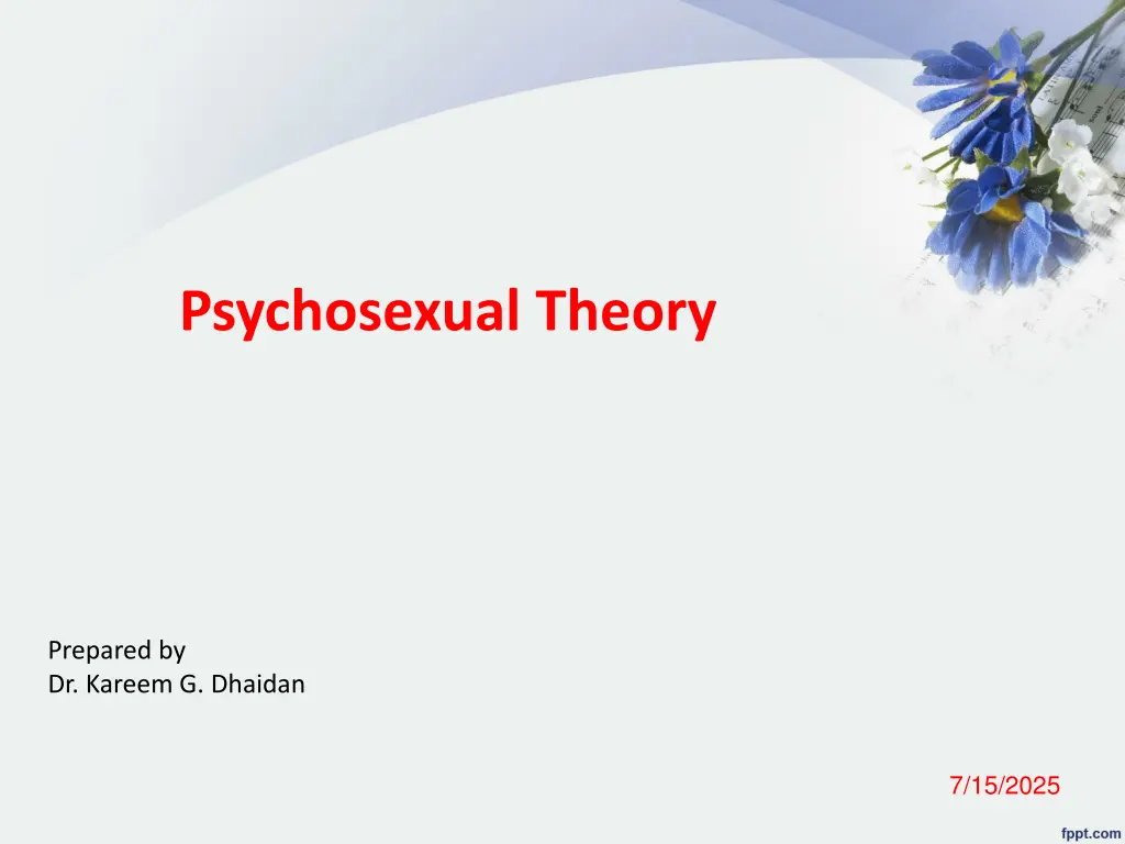 psychosexual theory
