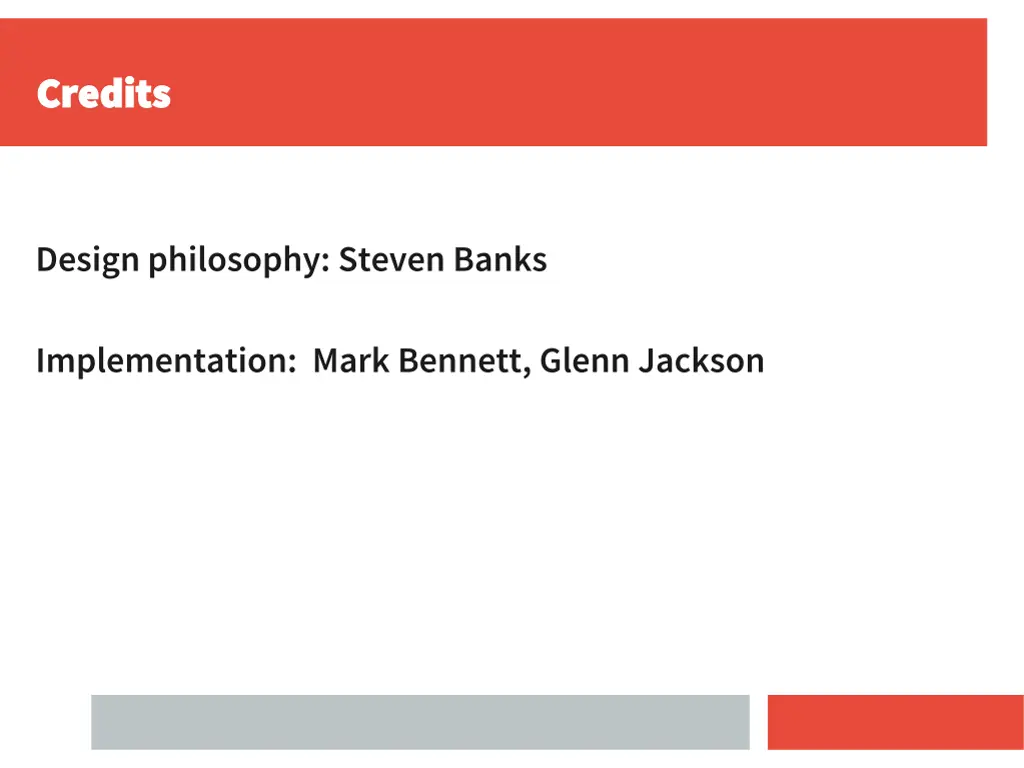 credits credits