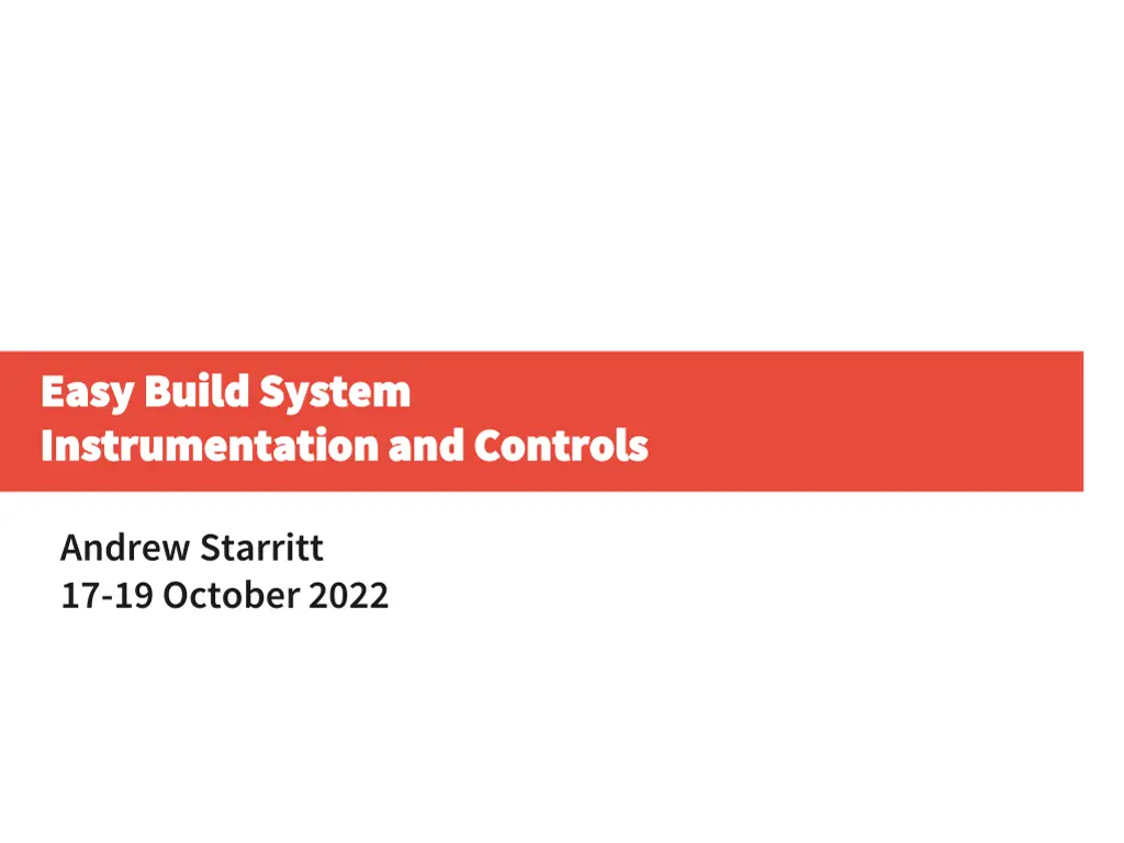 easy build system easy build system