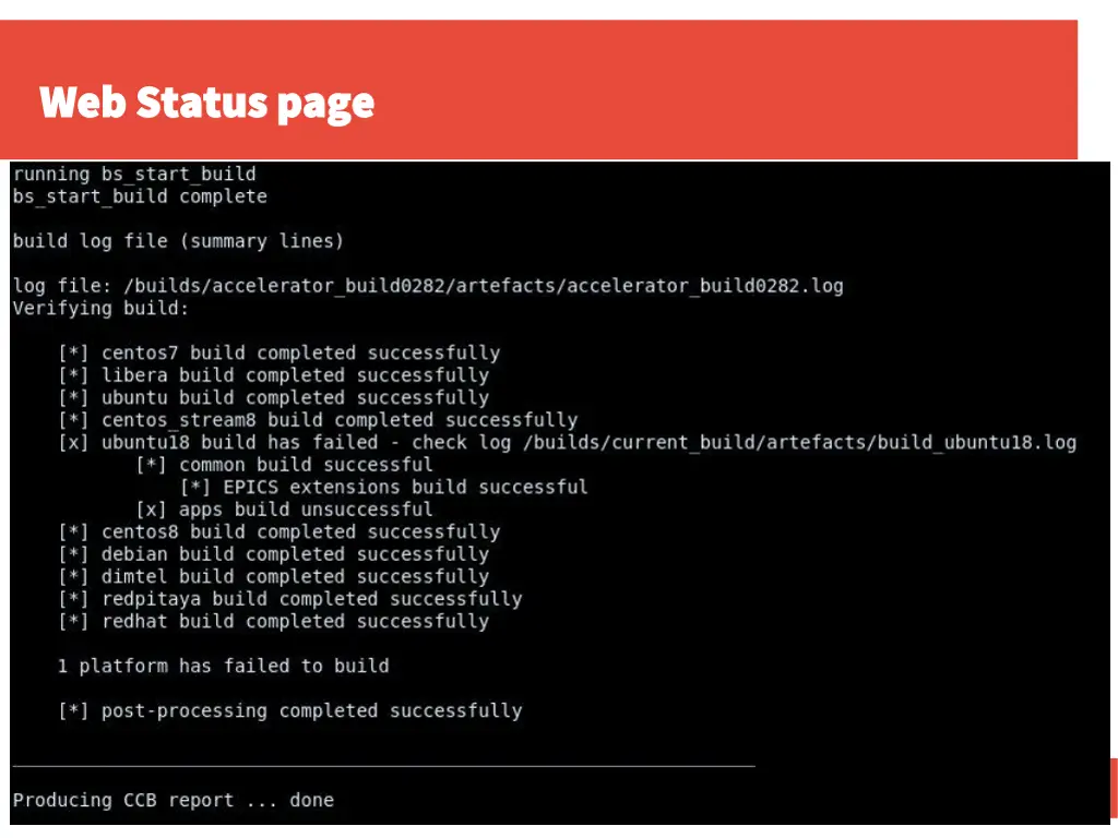 web status page web status page