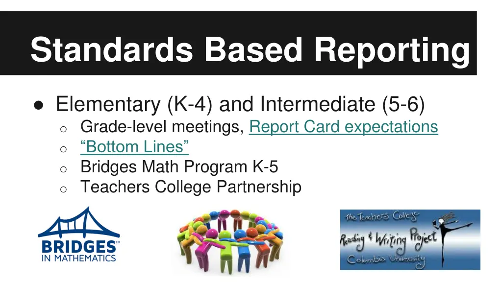 standards based reporting