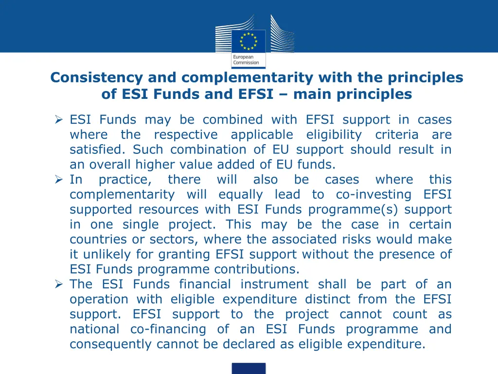 consistency and complementarity with