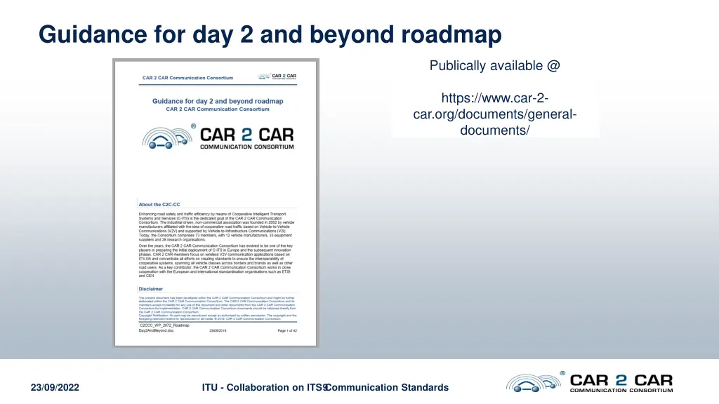 guidance for day 2 and beyond roadmap
