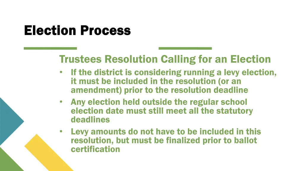 election process election process 2