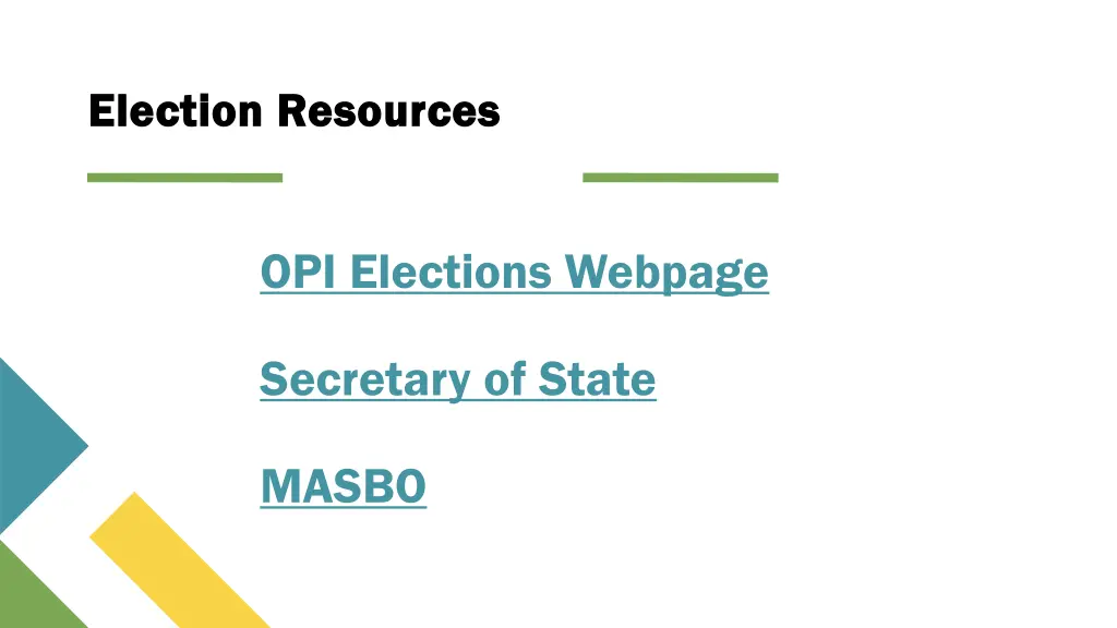 election resources election resources