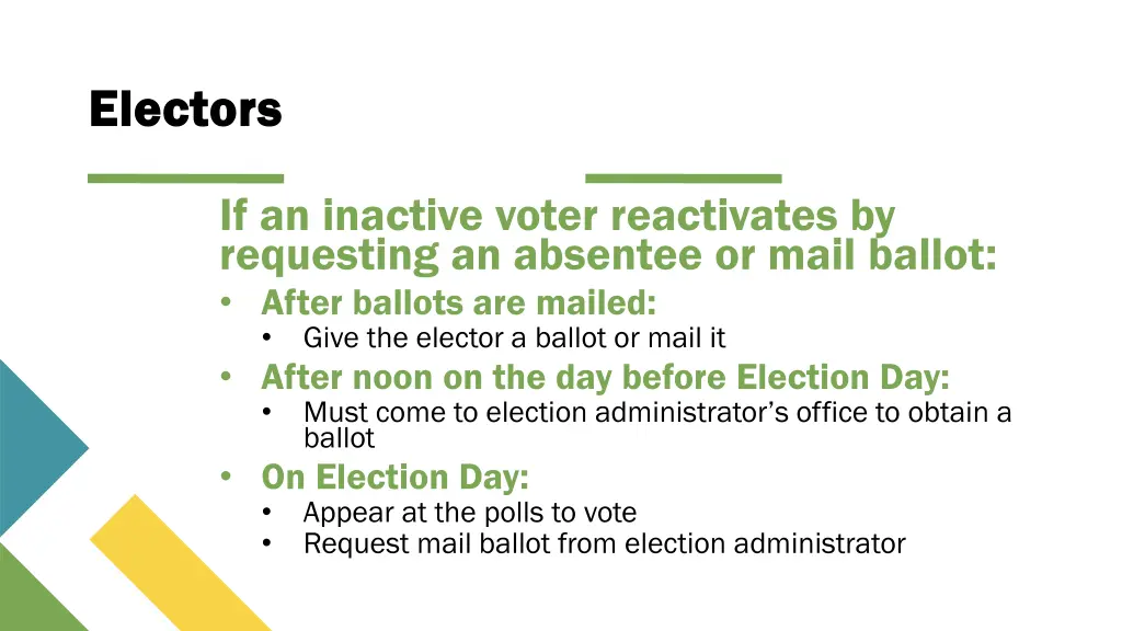 electors electors 2