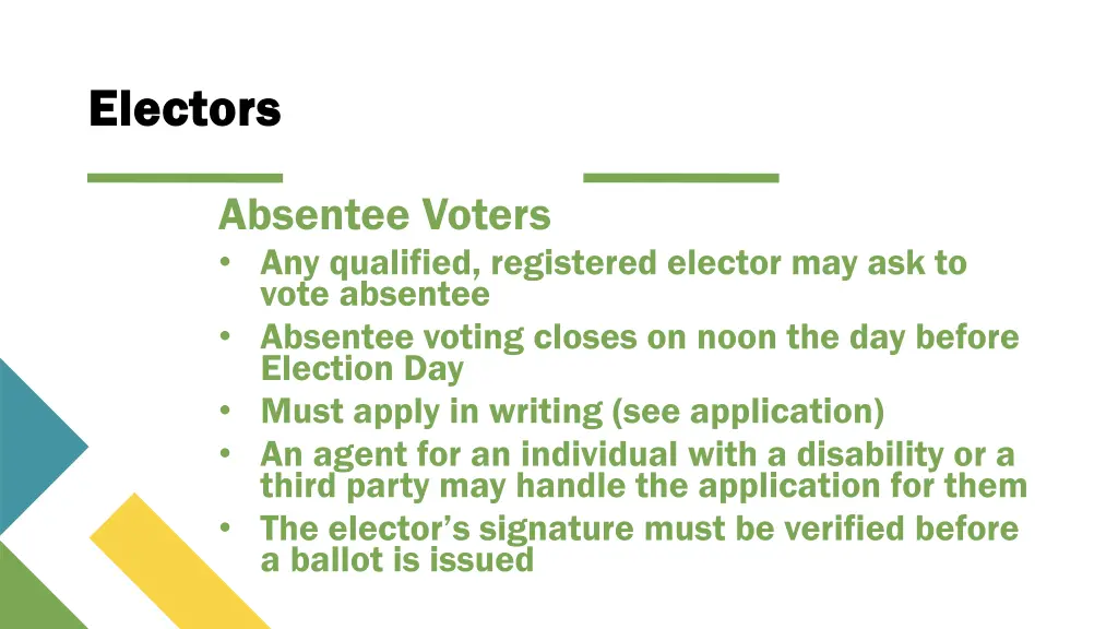 electors electors 3