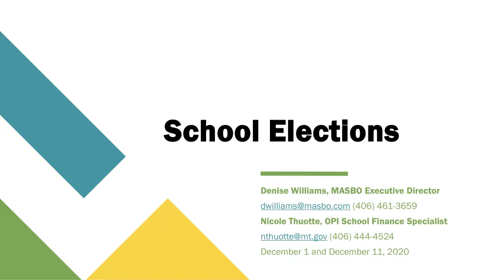 school elections school elections