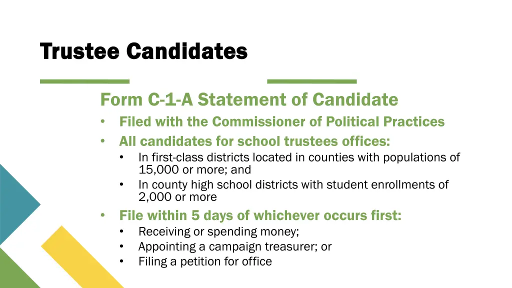 trustee candidates trustee candidates 11