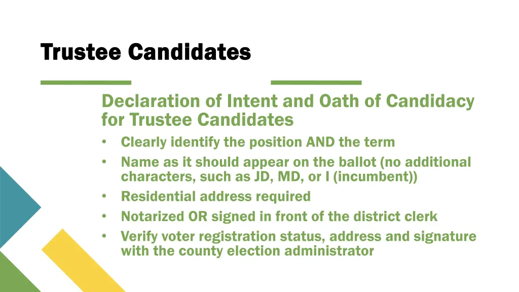trustee candidates trustee candidates 4