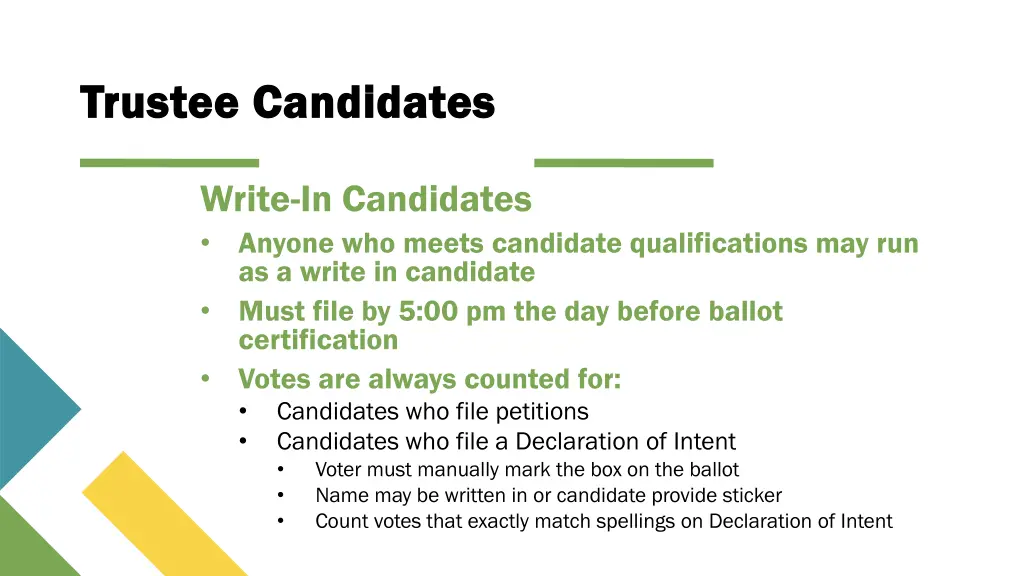 trustee candidates trustee candidates 9