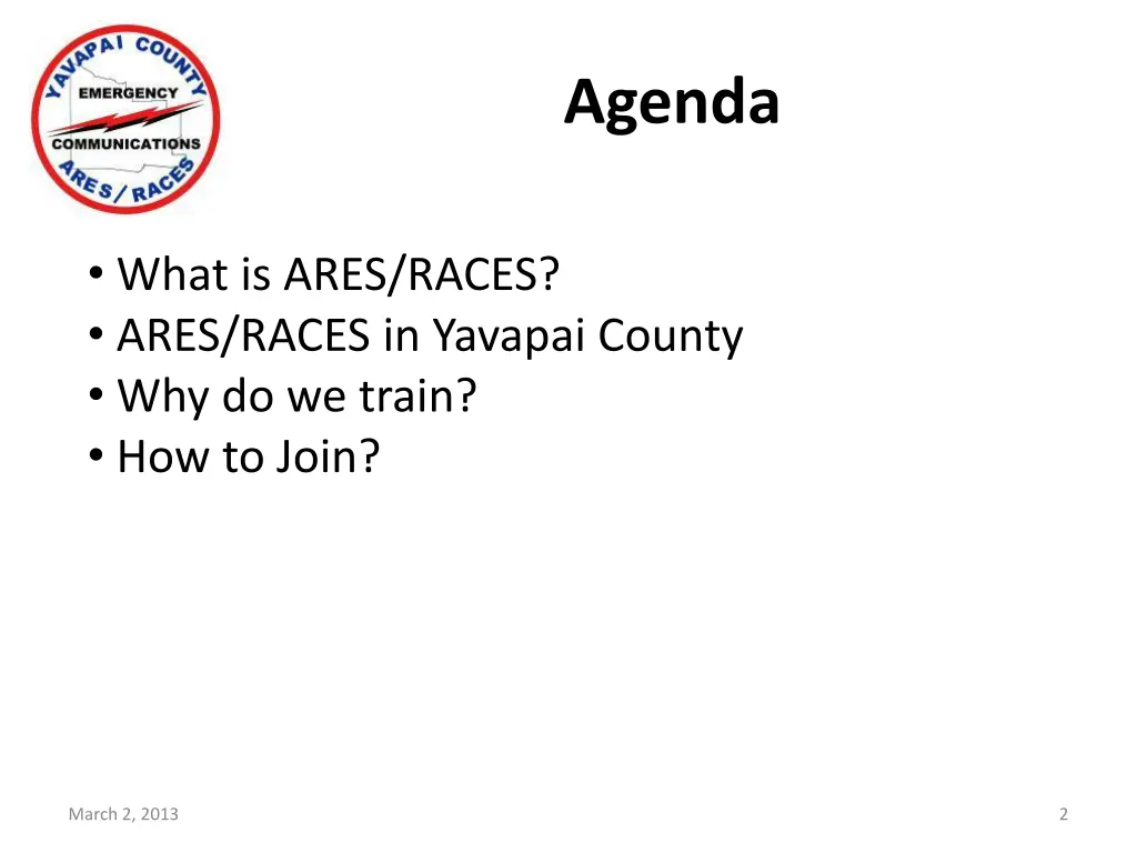 agenda