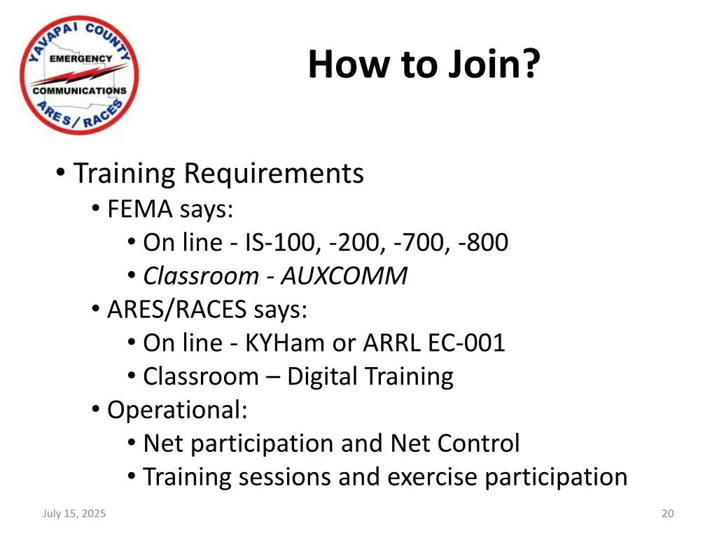 how to join
