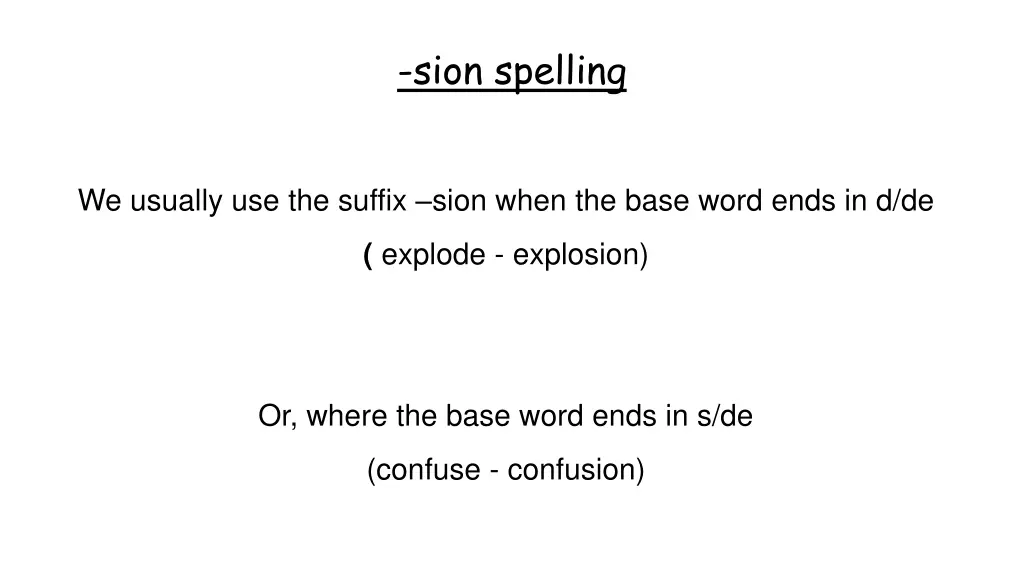 sion spelling 1