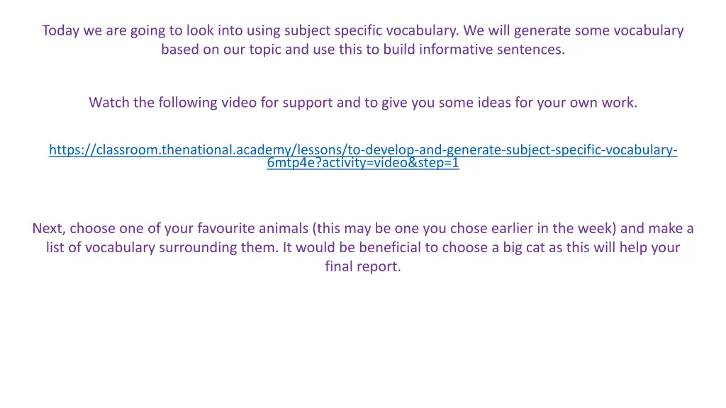 today we are going to look into using subject