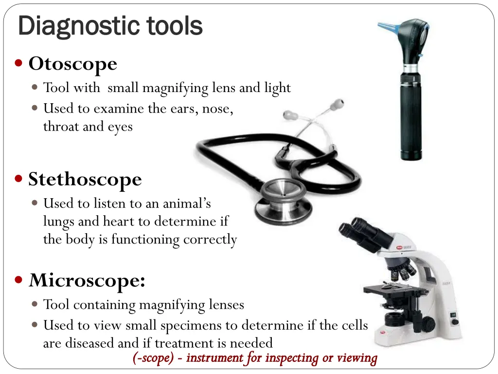 diagnostic tools diagnostic tools